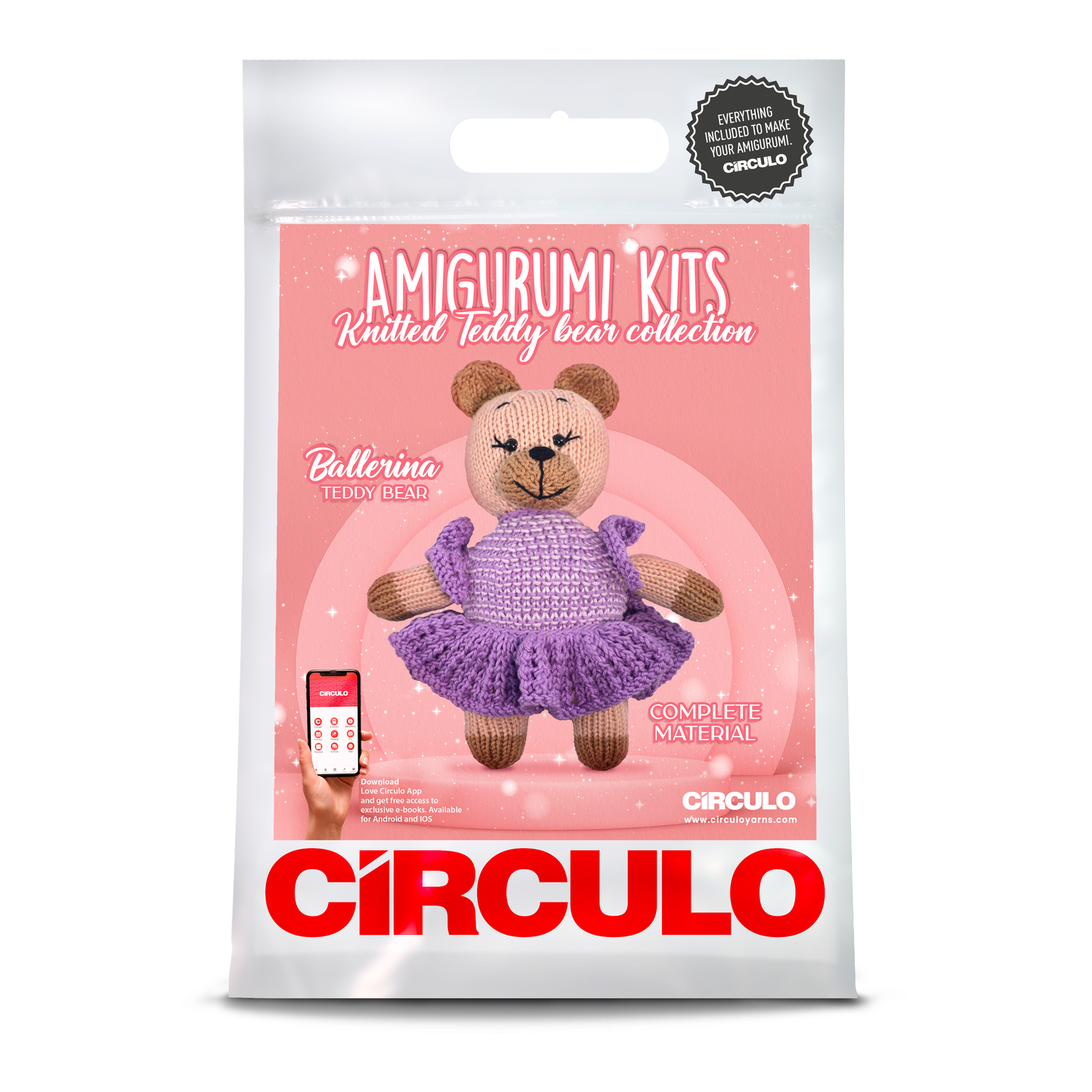 AMIGURUMI KIT KNITTED TEDDY BEARS