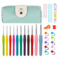 11 PCS.SOFT GRIP HANDLES ERGONOMIC CROCHET HOOKS SET